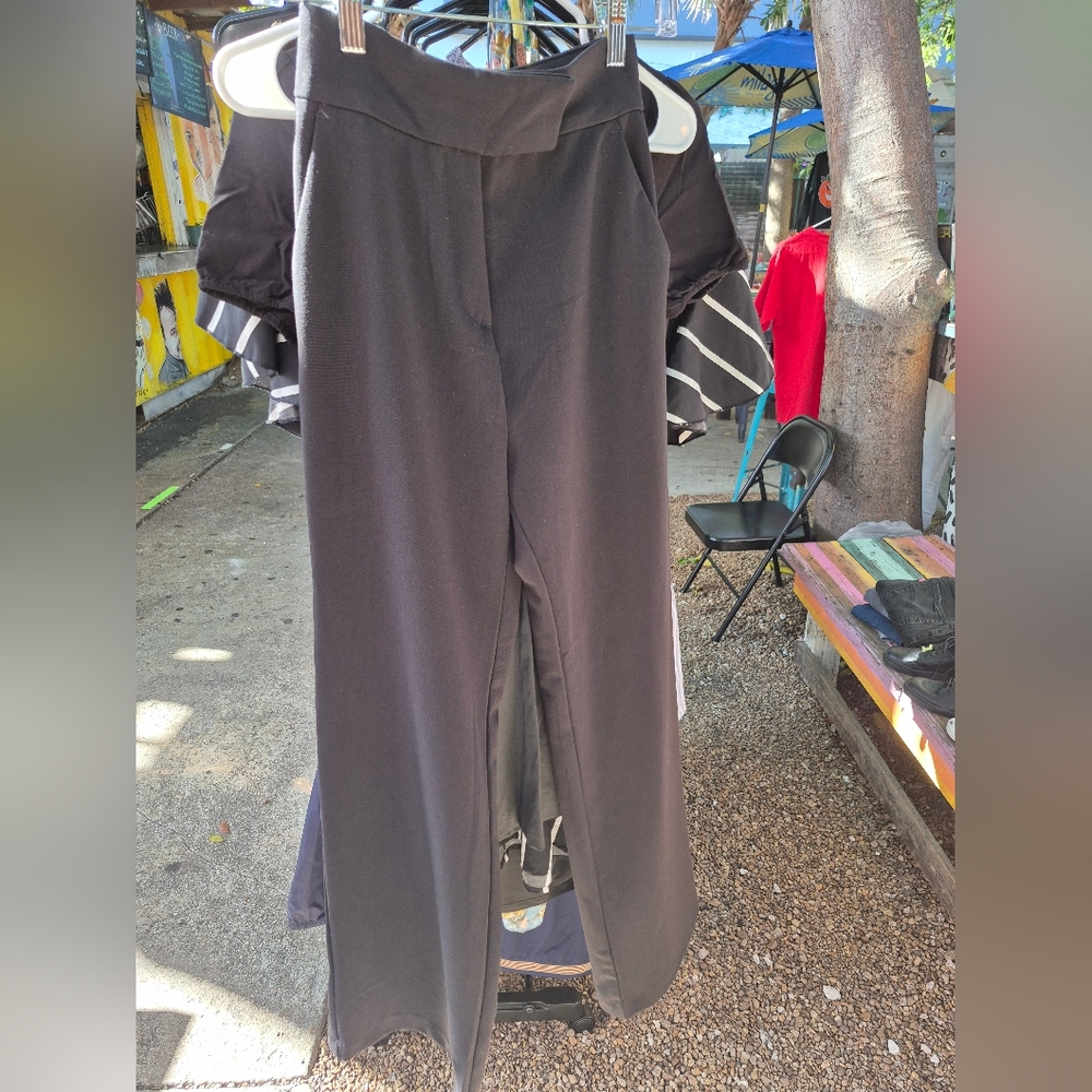 H&M Black Garment with Red Accent